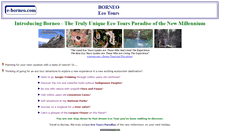 Desktop Screenshot of eco-tours.e-borneo.com